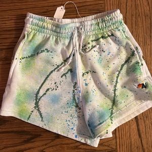 Aviator nation artist dyed sweat shorts